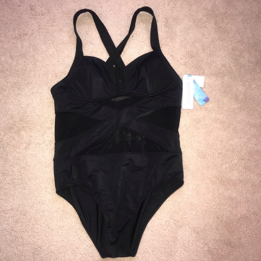 TAGS ON one piece bathing suit!!!